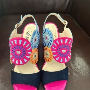 Stylish Multicolor Embroidered Sandals